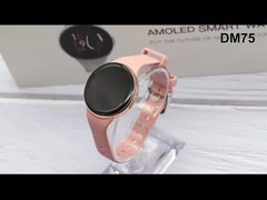 DM75 Γυναικεία Υγεία Smart Watch IP68 Αδιάβροχο Γυναικείο Smartwatch AMOLED οθόνη