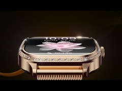 MK88 Κυρίες Διαμαντένιο Smart Watch Υγεία Μόνιτορ BT Καλέστε Αίμα Οξυγόνο Smartwatch IP68 Αδιάβροχο