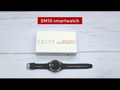 DM50 Άνδρες Smart Watch Amoled Display BT Καλέστε Smartwatch με μουσικό player