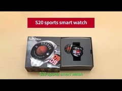 S20 Max Smart Watch IP67 Fitness Tracker Δερμάτινη ζώνη Smart Watch με ανθεκτική οθόνη
